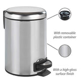 Pedal bin - Silver